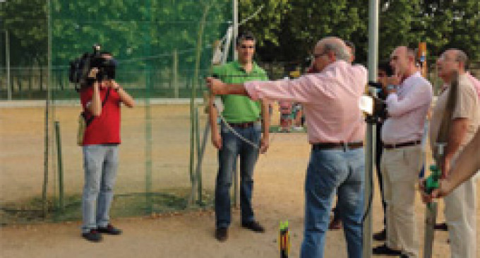 El Alcalde de Écija y Presidente del GDR Campiña-Alcores inaugura la empresa “Ocio y Salud Multiaventuras” de Écija.