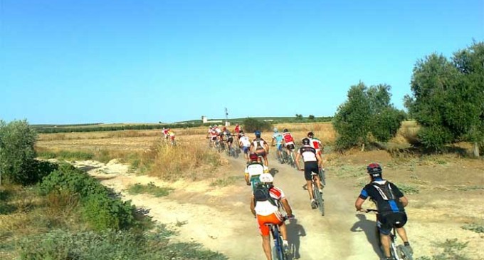 Ciberpaseo sobre ruedas: “Ciclismo bajo el sol” de Écija. Bicicleta y diversión.