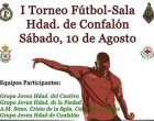 Cuatro Equipos en el Fútbol Sala Benéfico de la Hermandad de Confalón.