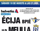 El Écija se enfrentará al Melilla en el Trofeo Helvetia.