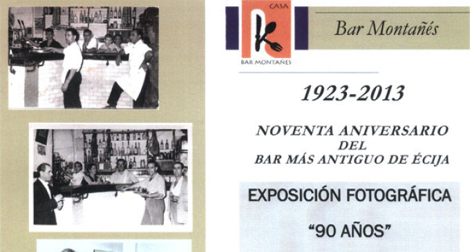 El Bar Montañés de Écija celebra su noventa aniversario con un amplio programa de actividades
