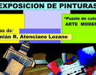 Exposición de pinturas del artista Damián Atenciano en el Museo Histórico Municipal de Écija