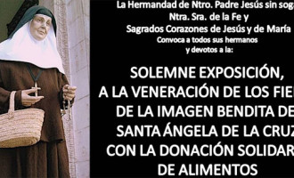 Campaña recogida de alimentos de la Hermandad de Jesús Sin Soga de Écija