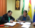 El Ayuntamiento de Écija firma un contrato privado menor  de patrocinio con el Casino de Artesanos