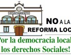 La Agrupación Municipal Socialista de Écija inicia una campaña de movilizaciones contra la Reforma de la Administración Local.