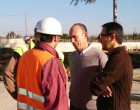 Las obras de la Rotonda del Tanatorio de Écija desvían  el tránsito de vehículos por la Ronda de Circunvalación