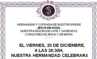 Inauguración del Belén y anuncio del X Pregón del Costalero de la Hermandad de Jesús Sin Soga de Écija
