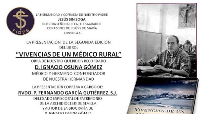 Se va a presentar en Écija la reedición del libro “Vivencias de un médico rural” de Ignacio Osuna