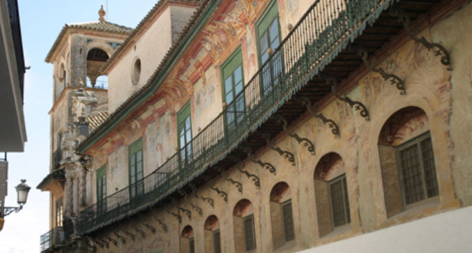 Jornada de puertas abiertas en el Palacio de Peñaflor de Écija, donde se mostrará los trabajos de restauración del Mosaico de Doble Cara