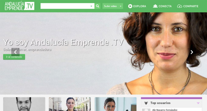 CADE Écija informa del primer canal online de emprendimiento con Andalucía Emprende.TV