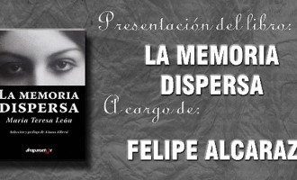 Felipe Alcaraz presentará el libro homenaje a María Teresa León en la sede de IU de Écija