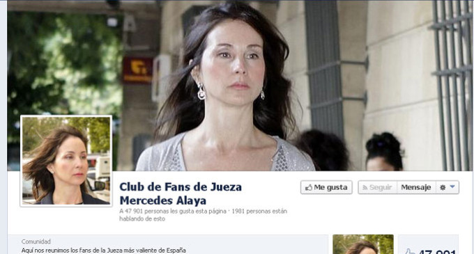 La magistrado Mercedes Alaya de Écija. La Juez con su club de fans en Facebook