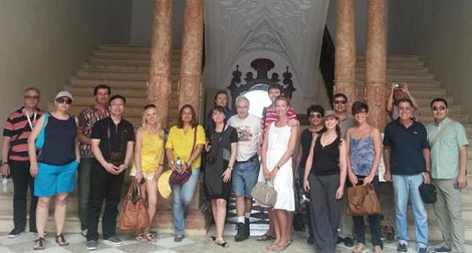 Agentes de viaje de varios países visitan Écija y otros municipios de la provincia