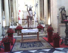 Hoy Domingo, Día de la Ascensión, besapié de Cristo Resucitado en la Parroquia de Santa Cruz de Écija