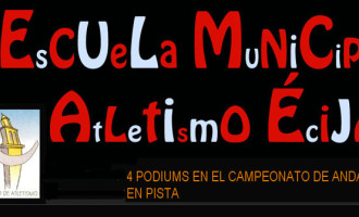 Felicidades y homenaje a la gesta del atletismo de Écija en el último Campeonato de Andalucía
