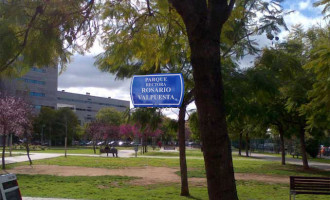 Se inaugura en Sevilla un parque en homenaje a Rosario Valpuesta, Ecijana del año 2009