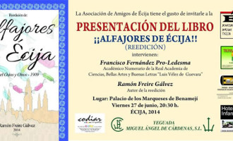 Próxima presentación del libro “Alfajores de Écija” de Ramón Freire