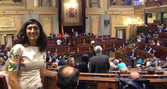 La concejal del Ayuntamiento de Écija, Silvia Heredia, asiste a una jornada histórica