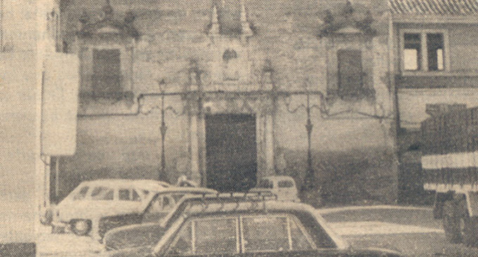 Publicación del año 1981 del nuevo destino para la iglesia de la Concepción de Écija después de  la caída del primer rayo