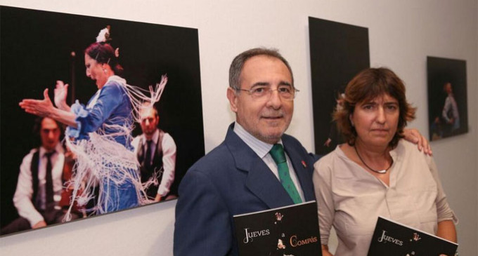 Inauguración en Sevilla de la exposición de la fotógrafa Remedios Marvárez y del flamencólogo de Écija, Manuel Martín