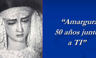 Actos que se van a celebrar con motivo del L Aniversario de la Virgen de la Amargura