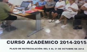 Comienza en Écija  el Curso Académico 2014/2015  del Aula de la Experiencia