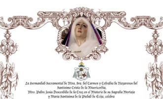 Cultos en honor a María Stma. de la Piedad de la Hermanda de la Mortaja de Écija