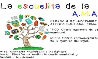 El Ateneo de Écija organiza la Escuelita de la Asamblea Municipalista Astigitana (AMA).