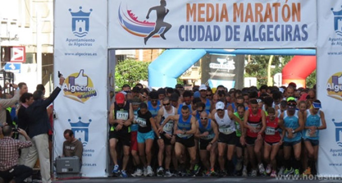 Ángel Nicolás Rodríguez de Écija, segundo en la Media Maratón de Algeciras en la categoría Veteranos E