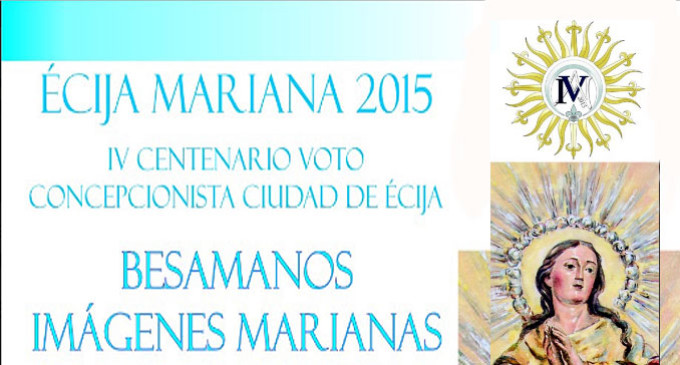Besamanos a las Imágenes Marianas de Écija en la apertura del Año Santo Jubilar