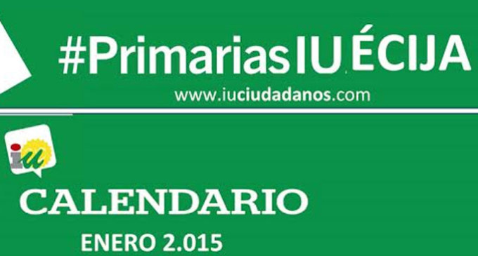 Campaña de Primarias abiertas de Izquierda Unida en Écija. Video de los candidatos