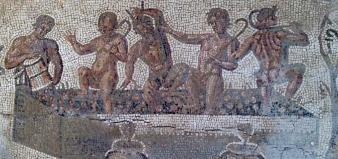 Hallado en Écija un nuevo mosaico romano dedicado a los amores de Zeus