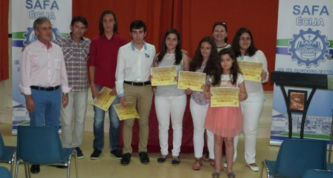 SAFA Écija entrega los premios del concurso literario segundas lenguas