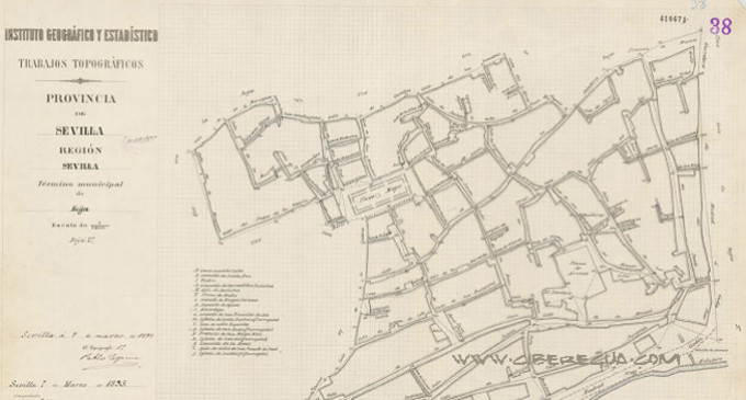 EL “PLANO DE POBLACIÓN” DE ÉCIJA (1895) DEL INSTITUTO GEOGRÁFICO Y ESTADÍSTICO por Fernando Beviá