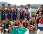 Alfonso Berral Ocaña de Écija, medalla de oro en el campeonato de España de Remo Olímpico y Plata en 8 con Timonel