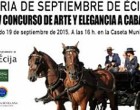 La Delegada de Desarrollo Socio-Económico de Écija explica los detalles del paseo de caballos y enganches