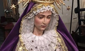 Las Vírgenes de Luto: María Santísima de la Alegría del Resucitado de Écija, se viste de  luto para el mes de noviembre