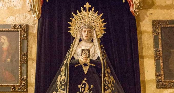 La Virgen Ntra. Sra. de Las Tristezas de Códoba fue adquirida a un particular de Écija