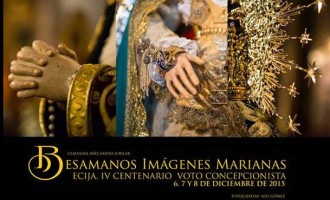 Clausura del Año Jubilar de la Inmaculada con Besamanos en las iglesias y parroquias de Écija
