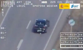 La DGT graba en video a un vehículo circulando a 174 km/h por la carretera Écija-Osuna