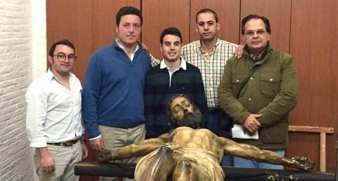 Comienza la restauración del Cristo de la Vera-Cruz de Écija