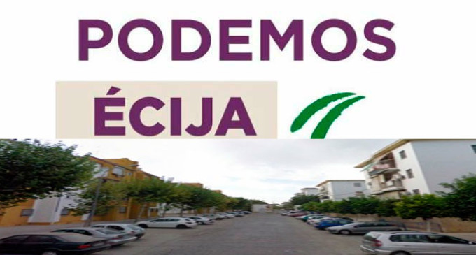 Écija Puede-PODEMOS propone consensuar un Plan Municipal  de Vivienda (nota de prensa)