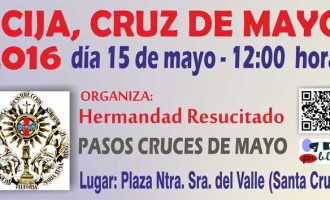 La Hermandad del Resucitado realizará las Cruces de Mayo el próximo domingo 15 de mayo