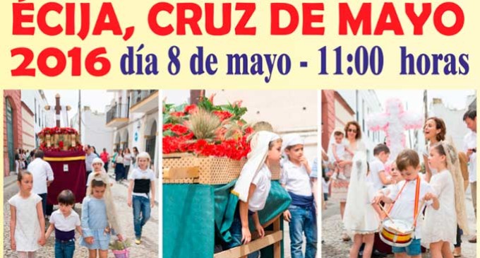 La Hermandad del Resucitado organiza la 35 edición de las Cruces de Mayo en Écija