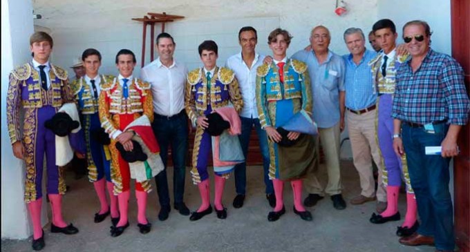 Jose Antonio Alcalde, alumno de la Escuela Taurina de Écija participó en la novillada emitida por Canal Sur