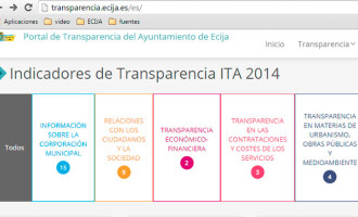 El Ayuntamiento de Écija pone a disposición de los ciudadanos en internet el Portal de la Transparencia