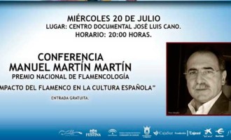 El Flamencólogo de Écija, Manuel Martín, diserta el Algeciras sobre el impacto del Flamenco