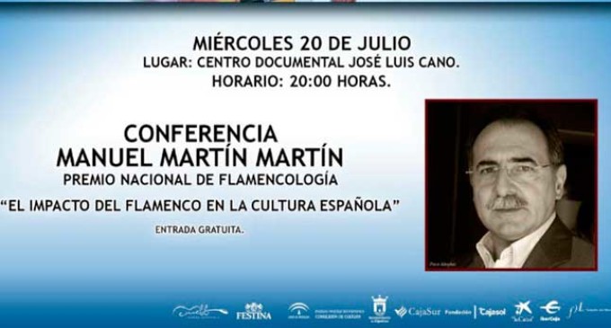 El Flamencólogo de Écija, Manuel Martín, diserta el Algeciras sobre el impacto del Flamenco