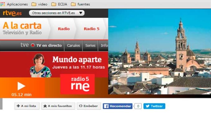 El “Skyline” de Écija, hoy en los programas de Radio 5 de Radio Nacional de España (audio)