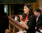 La Diputada de Écija por el PP, Silvia Heredia, interviene en el Congreso defendiendo las políticas sociales